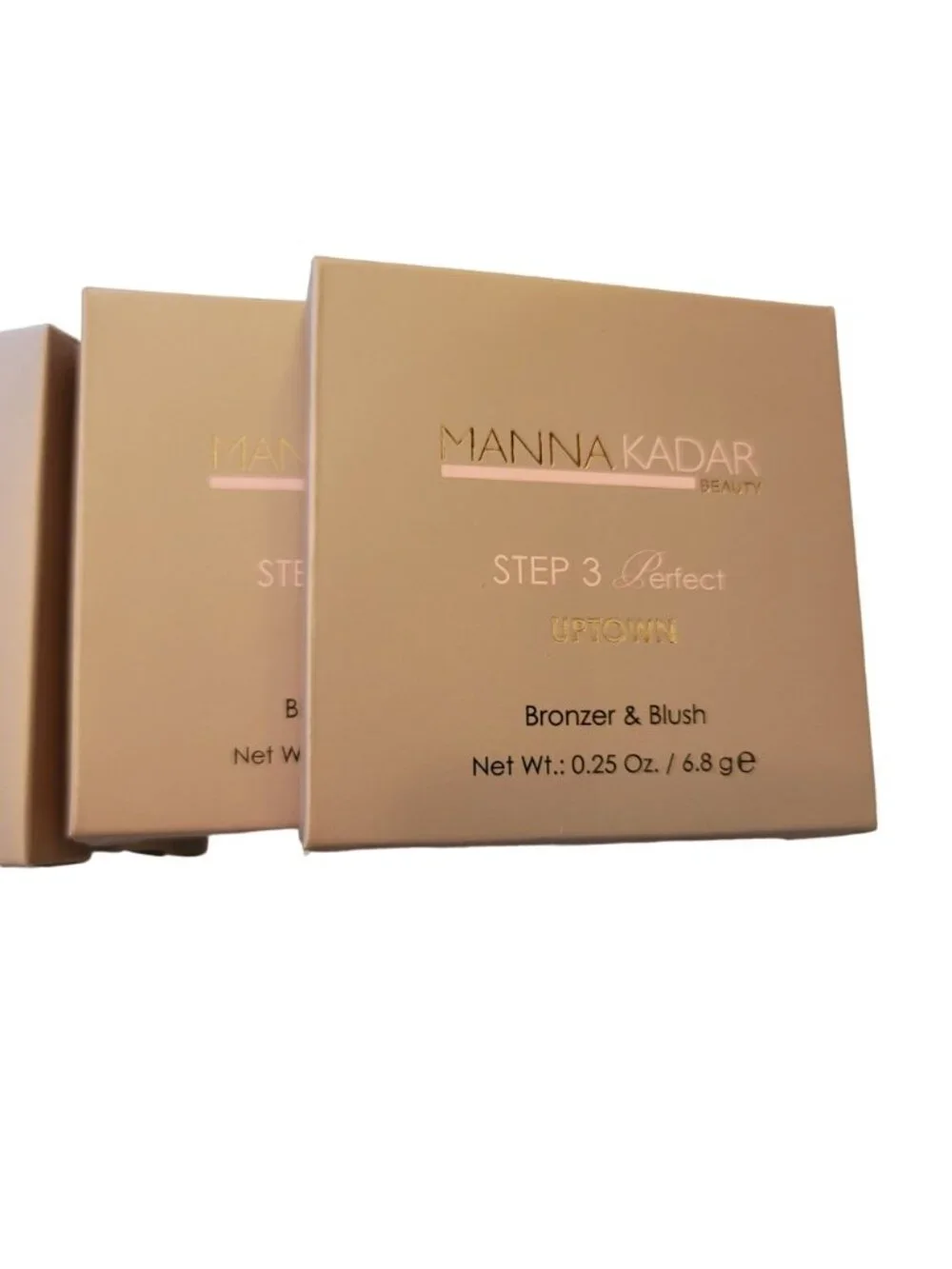 Manna Kadar Step 3 Perfect Uptown Bronzer + Blush Makeup NIB JJ3314